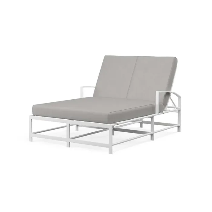 Sunset West – Bristol Double Chaise in Canvas Granite w/ Self Welt – SW501-99-5402