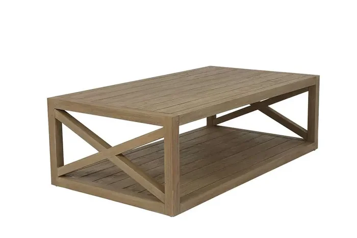 Sunset West – Coastal Teak X Coffee Table – SW5501-XCT