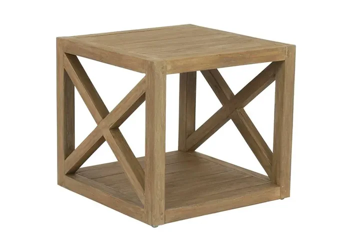 Sunset West – Coastal Teak X End Table – SW5501-XET