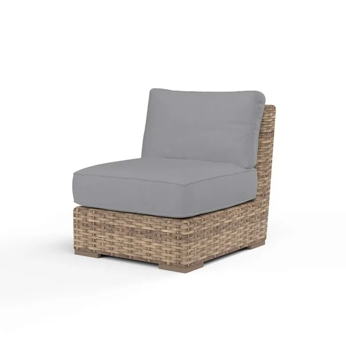 Sunset West – Havana Armless Club in Canvas Granite w/ Self Welt – SW1701-AC-5402