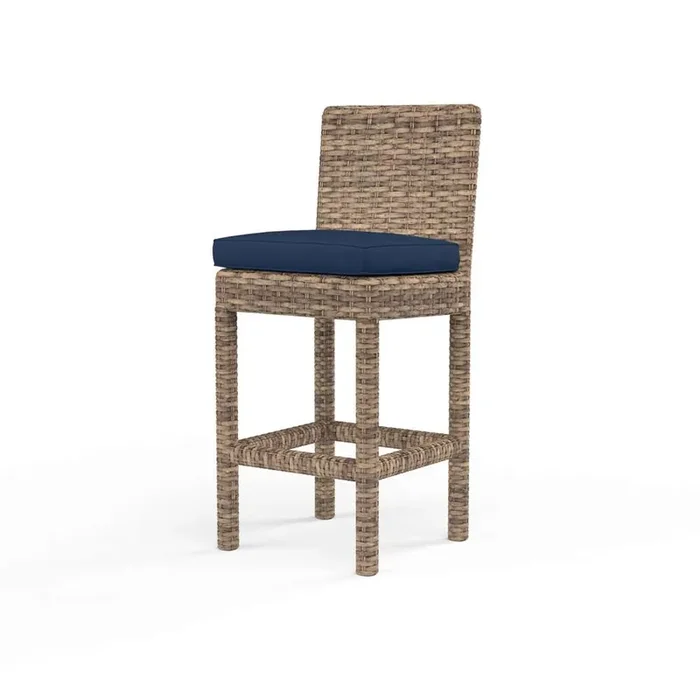 Sunset West – Havana Counter Stool in Spectrum Indigo w/ Self Welt – SW1701-7C-48080