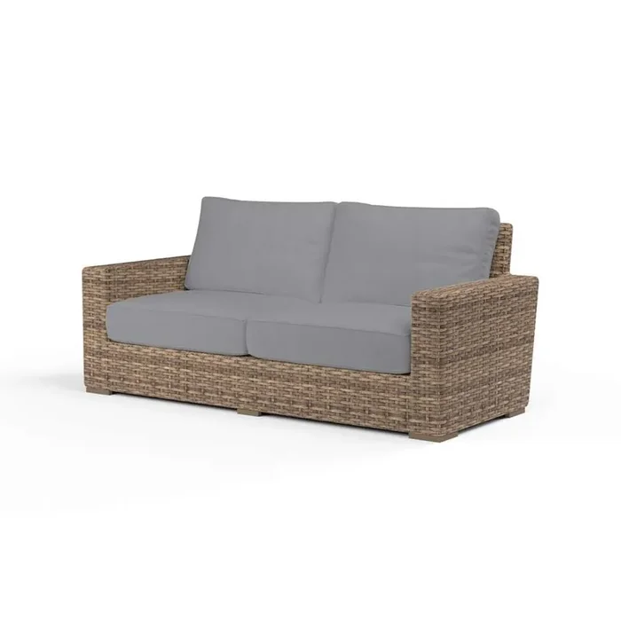 Sunset West – Havana Loveseat in Canvas Granite w/ Self Welt – SW1701-22-5402