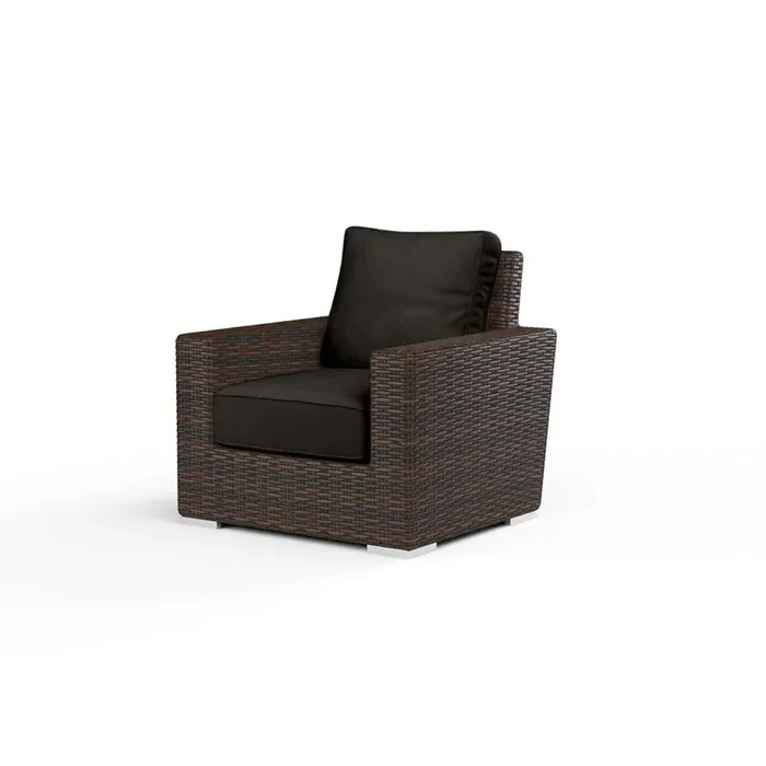 Sunset West – Montecito Club Chair in Spectrum Carbon w/ Self Welt – SW2501-21-48085