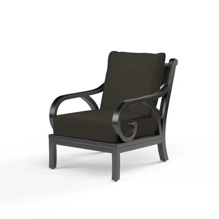 Sunset West – Monterey Club Chair in Spectrum Carbon w/ Self Welt – SW3001-21-48085