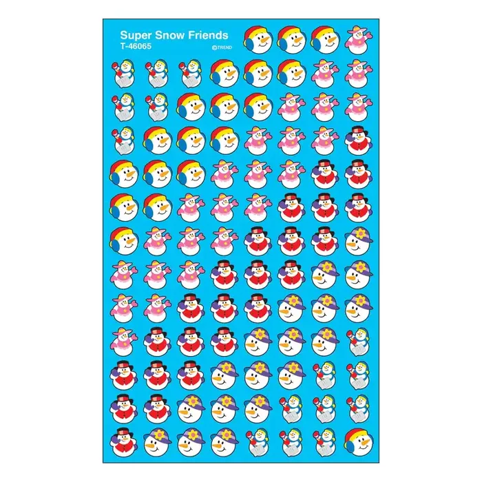 Super Snow Friends superShapes Stickers