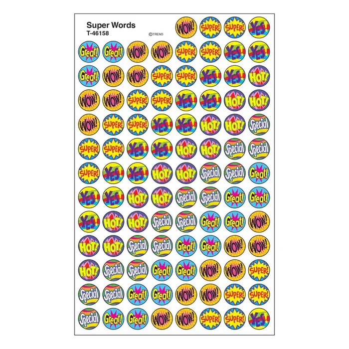 Super Words superSpots® Stickers