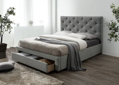 SYBELLA E.King Bed, Gray / CM7218GY-EK-BED