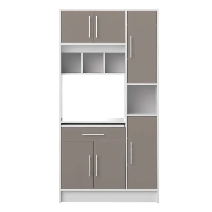 TEMAHOME – Louise Kitchen Pantry in White / Taupe – X8070X2191A80