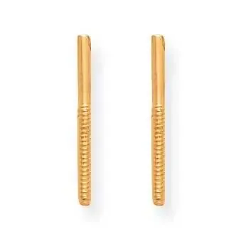Threaded Earring Post 14k Yellow Gold YG2680