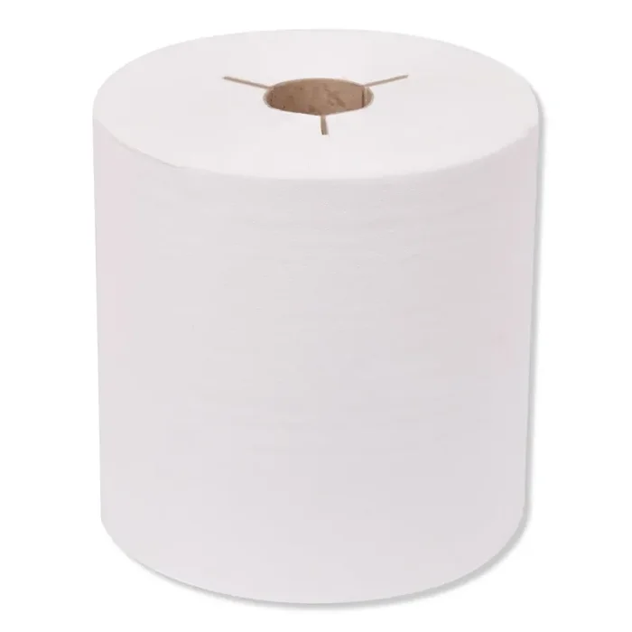 Tork® Universal Hand Towel Roll, Notched, 1-Ply, 8″ x 800 ft, White, 6 Rolls/Carton