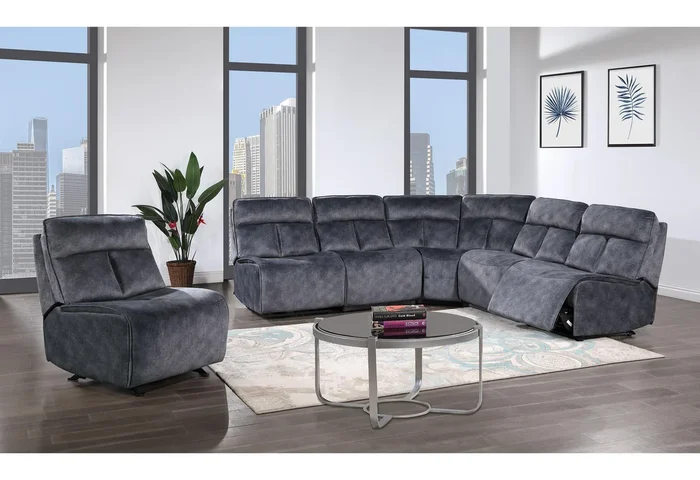 U8088 GREY SECTIONAL