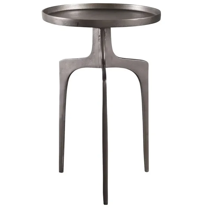 Uttermost – Kenna Nickel Accent Table – 25082