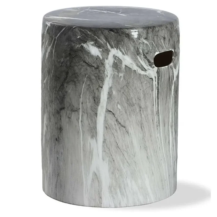 Uttermost – Marvel Marbled Garden Stool – 22896