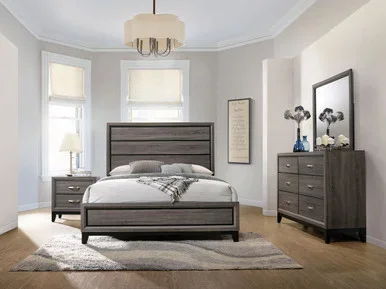 Watson 4-piece Eastern King Bedroom Set Grey Oak / CS-212421KE-S4