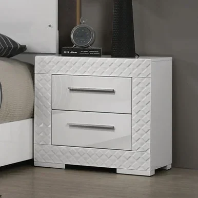 WHITBY Nightstand, White / FM7216WH-N