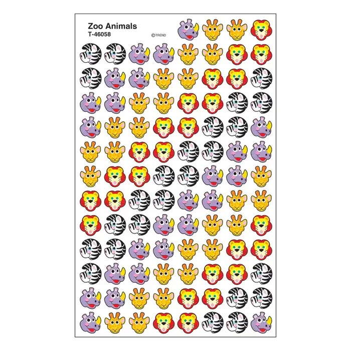 Zoo Animals superShapes Stickers